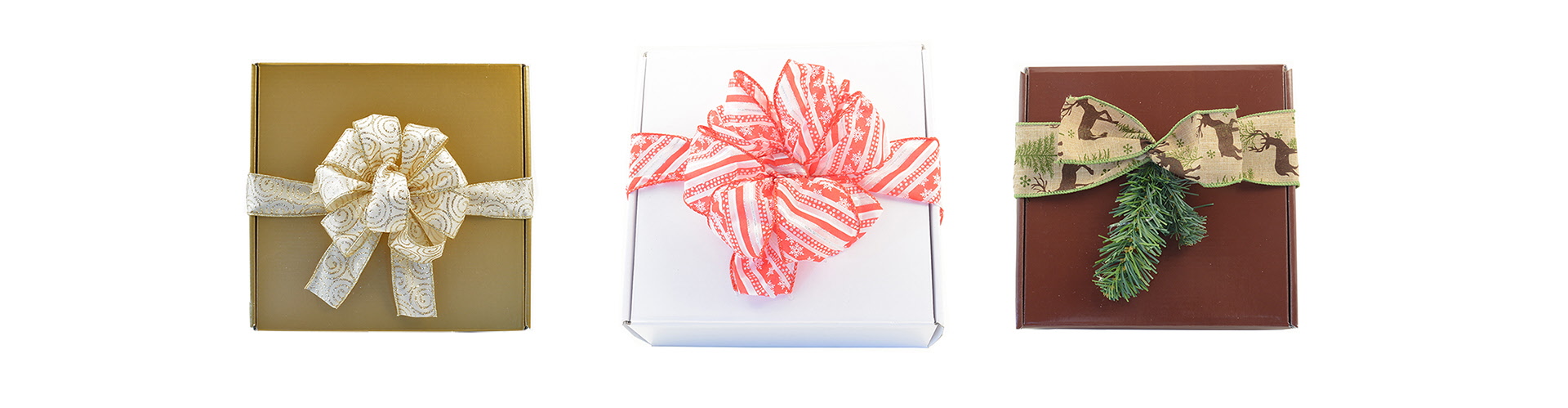 Solid Colors - Sturdy One-Piece Gift Boxes 