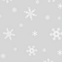 Polyprop Gusset Bags - White Snowflake - 100 Pk